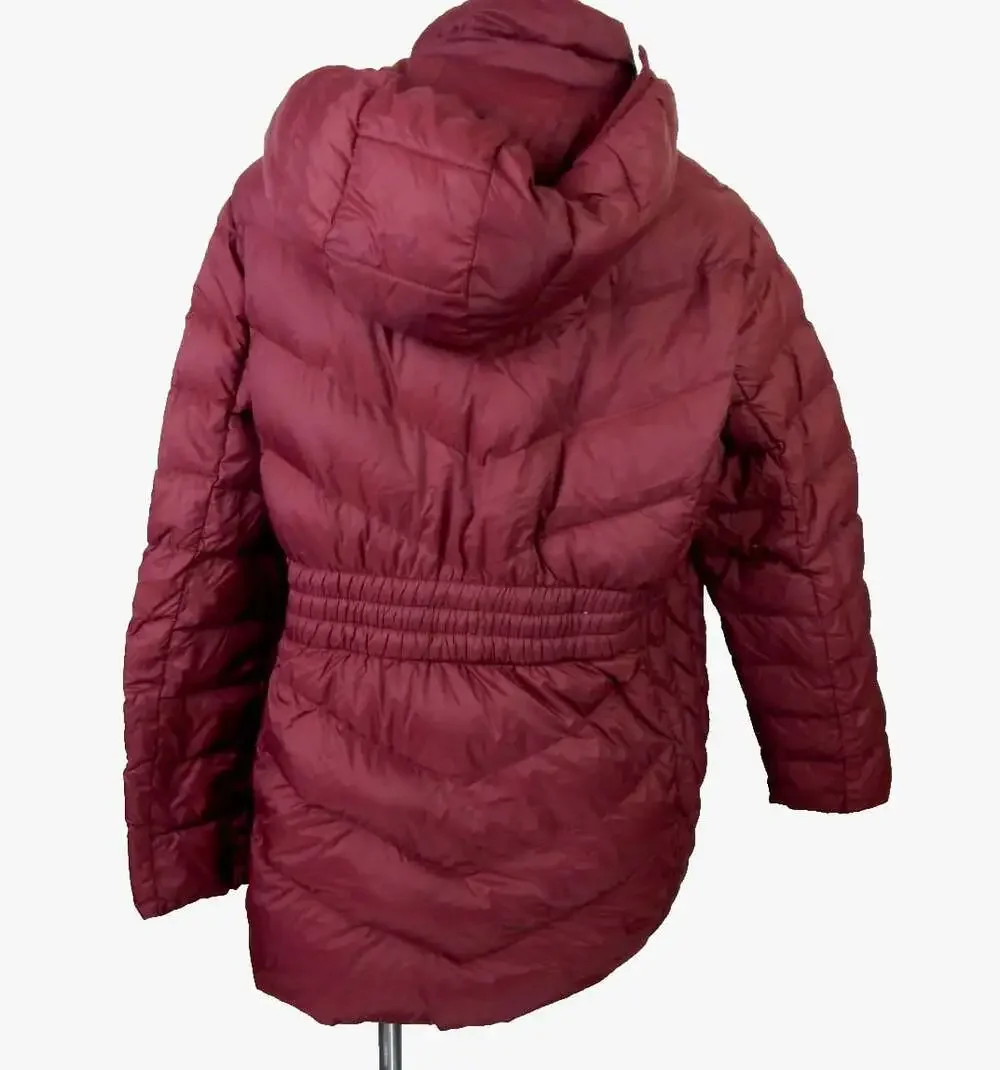 Michael Kors Womens XL Jacket Packable Down Asymmetrical Zip Puffer Hooded